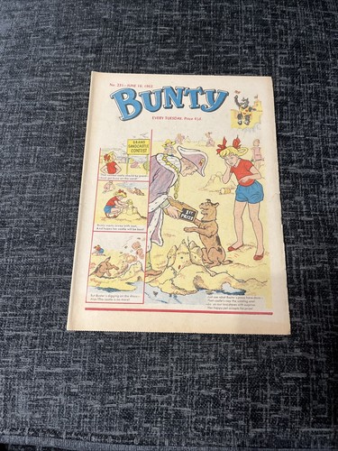 Bunty comic june 1962 - comic,