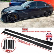 For Benz E220 E250 E350 E280 E300 E63 AMG 86.6" Side Skirt Splitter Lip AK