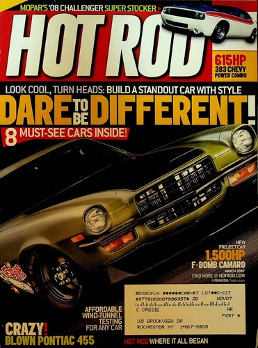 Hot rod magazine march - rod,