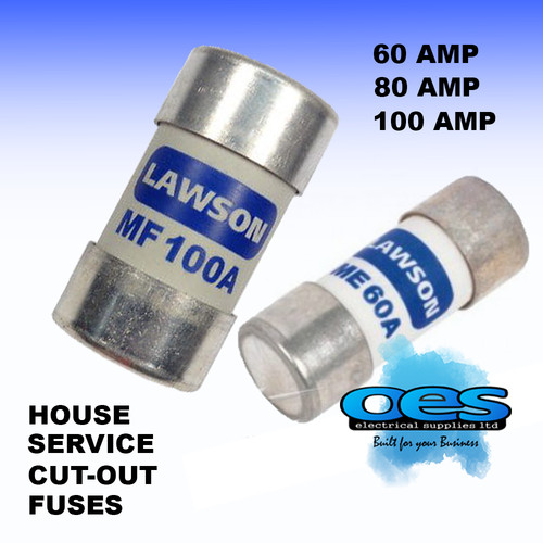 House mains service cut out - house,