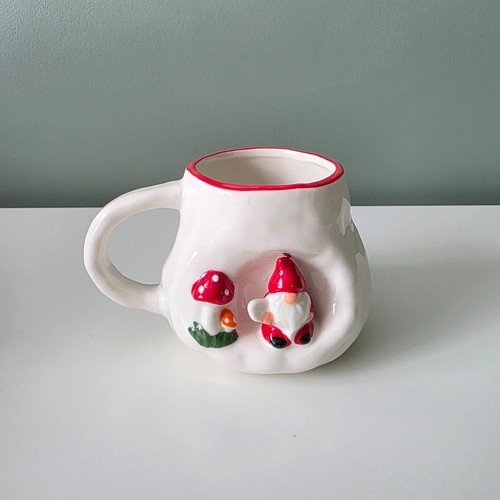 Gnome toadstool 3d - &, novelty
