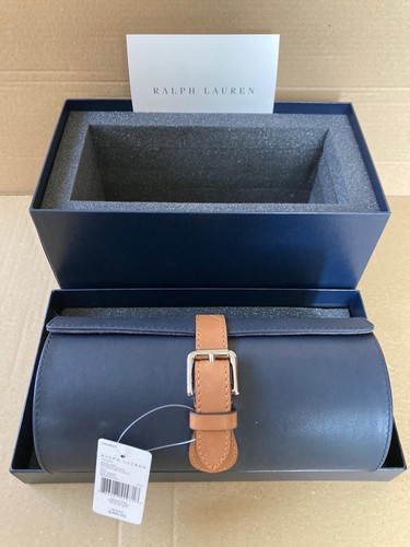 Ralph lauren navy leather - lauren,