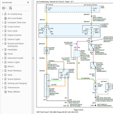 Ford F-350 1997 Color Wiring