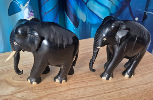 Black ebony wood hand - , craved