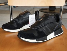 Adidas Micropacer XR1 Trainers - Premium Black Leather - UK  9 - RARE NEW/SIZE