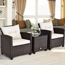 Outdoor Rattan Sofa Chair Set