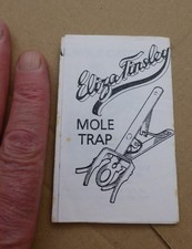 old leaflet Eliza Tinsley mole trap Frank Taylor catcher