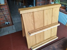 A-Frame rustic crate display shelf unit 18X18"  Oak Craft Fair Art Selling Stand