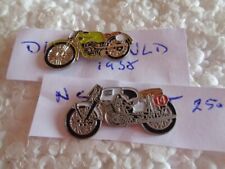 Job lot of 2 German motorcycles NSV Sport 250/DKW 500VLD metal lapel pins