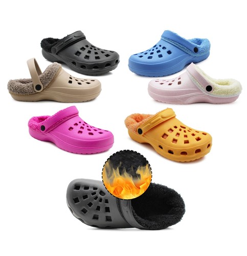 Womens clogs warm fur lined - womens,