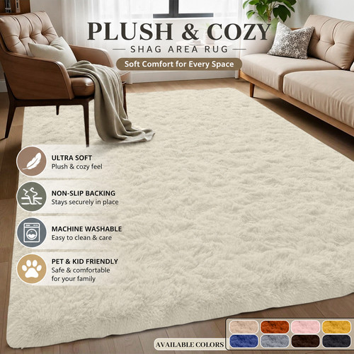 Super soft shaggy area - soft,