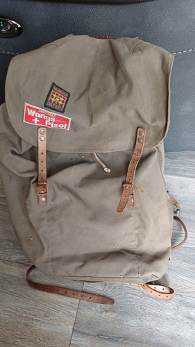 Vintage military khaki canvas - vintage,
