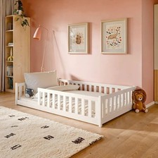 Wooden bed otis small - wooden, eu