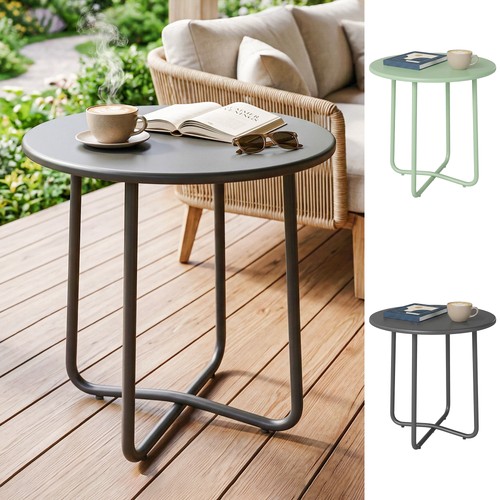 Metal garden side table - metal, 48