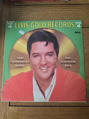 Elvis presley gold records - gold,