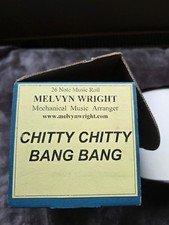 Melvyn Wright 26 Note Organ Rolls Chitty Chitty Bang Bang