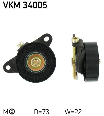Ribbed belt tensioner - v-ribbed,