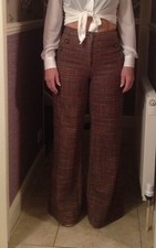 Vintage Wide Leg Northern Soul 70s Mod Ska Size 28”waist 33” Length 