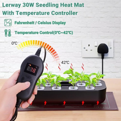 Seedling heat mat - heat, &