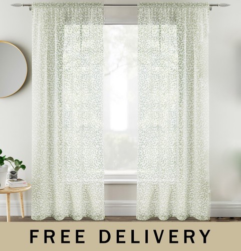 All over green leaf floral - over,
