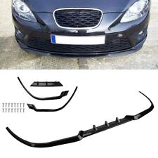 For Opel Astra G Cupra R Lip Front Bumper Splitter Spoiler Lip 3 Pcs Gloss Black