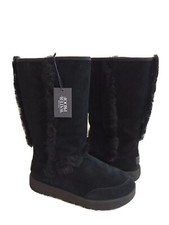 UGG SUNDANCE WATERPROOF ULTRA TALL BLACK SHEARLING BOOT US 7 / EU 38 / UK 5
