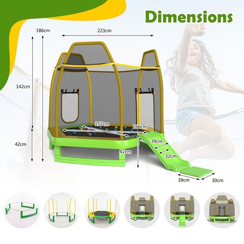 7ft kids trampoline toddler - 7ft,
