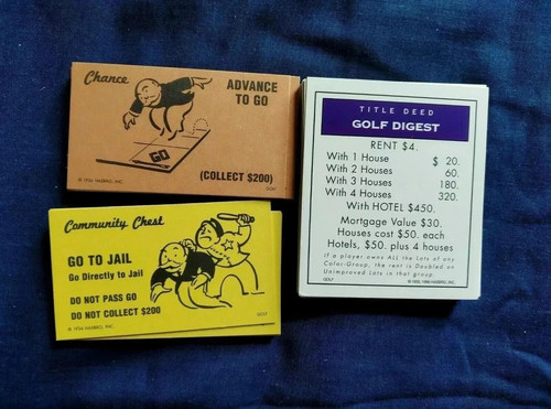 Full set monopoly - full, golf