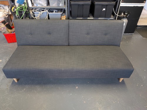 Sofa bed click clack - sofa, charcoal