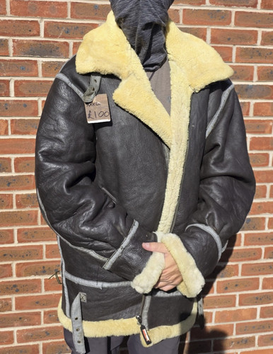 Vintage sheepskin flying - sheepskin,