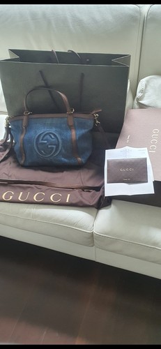 Gucci soho denim - gucci, leather