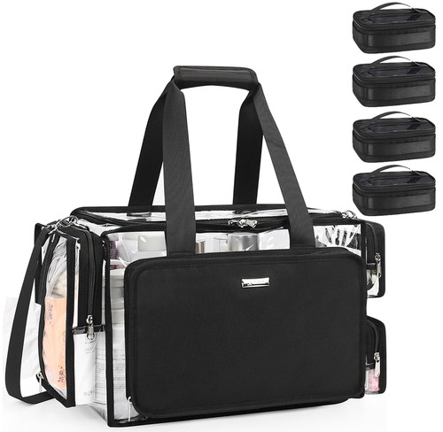 Clear makeup bag - makeup, with