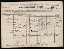 Original Railway Paperwork