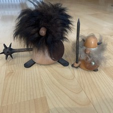 Vintage Gonk x 2 Danish Teak