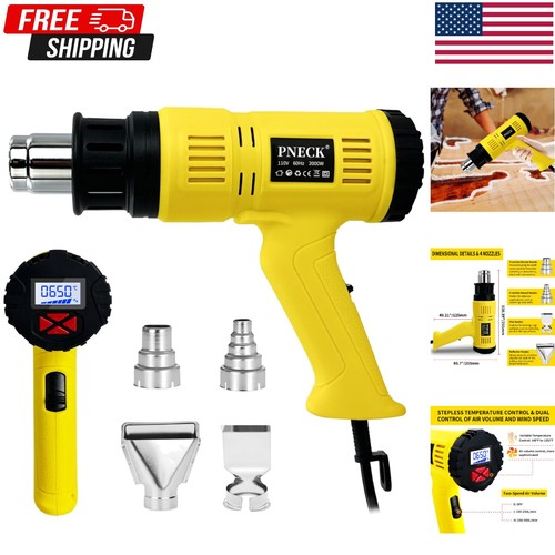 Heat gun 2000w - with, lcd