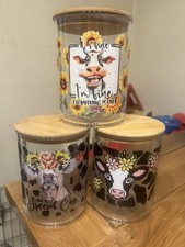 Highland Cow Tea Coffee Sugar