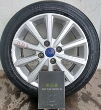 FORD FIESTA ALLOY WHEEL 16" COMPLETE WITH TYRE X1 SINGLE TITANIUM 