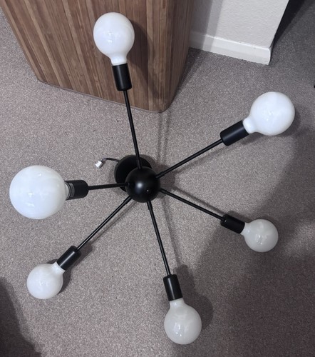 Sputnik retro bulb lamp - sputnik, 6-bulb
