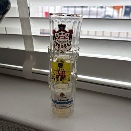 Vintage shot glasses b - vintage,