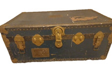 Blue Steamer Trunk Chest