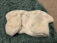 Ivory Faux Bolero Jacket