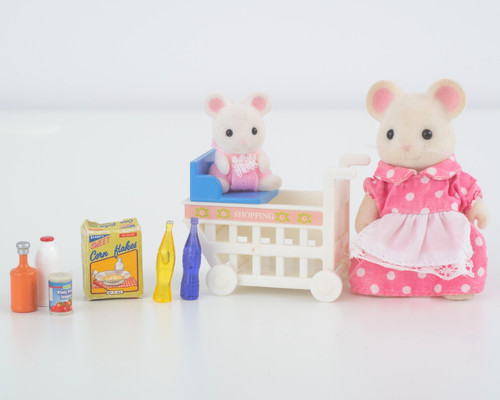 Sylvanian grocery shopping - shopping, set