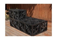 Soakaway Attenuation Drainage Crate Self-Locking Design Flat-Pack Assembly 120L