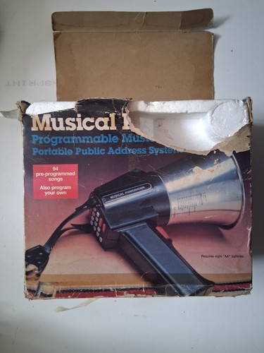 Radio shack musical powerhorn - musical,