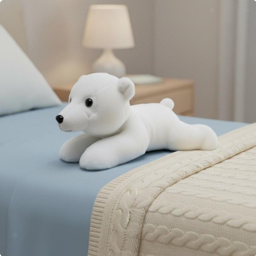 Lying stuffed animal - lying,