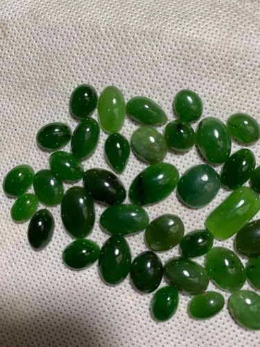Natural nephrite jade cabochon - nephrite,