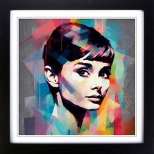 Audrey Hepburn Abstract Art