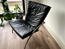 Heals of London leather armchair
