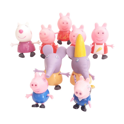 Peppa pig figures bundle - 9, x