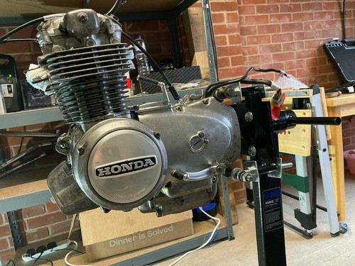 Motorcycle engine stand - engine,